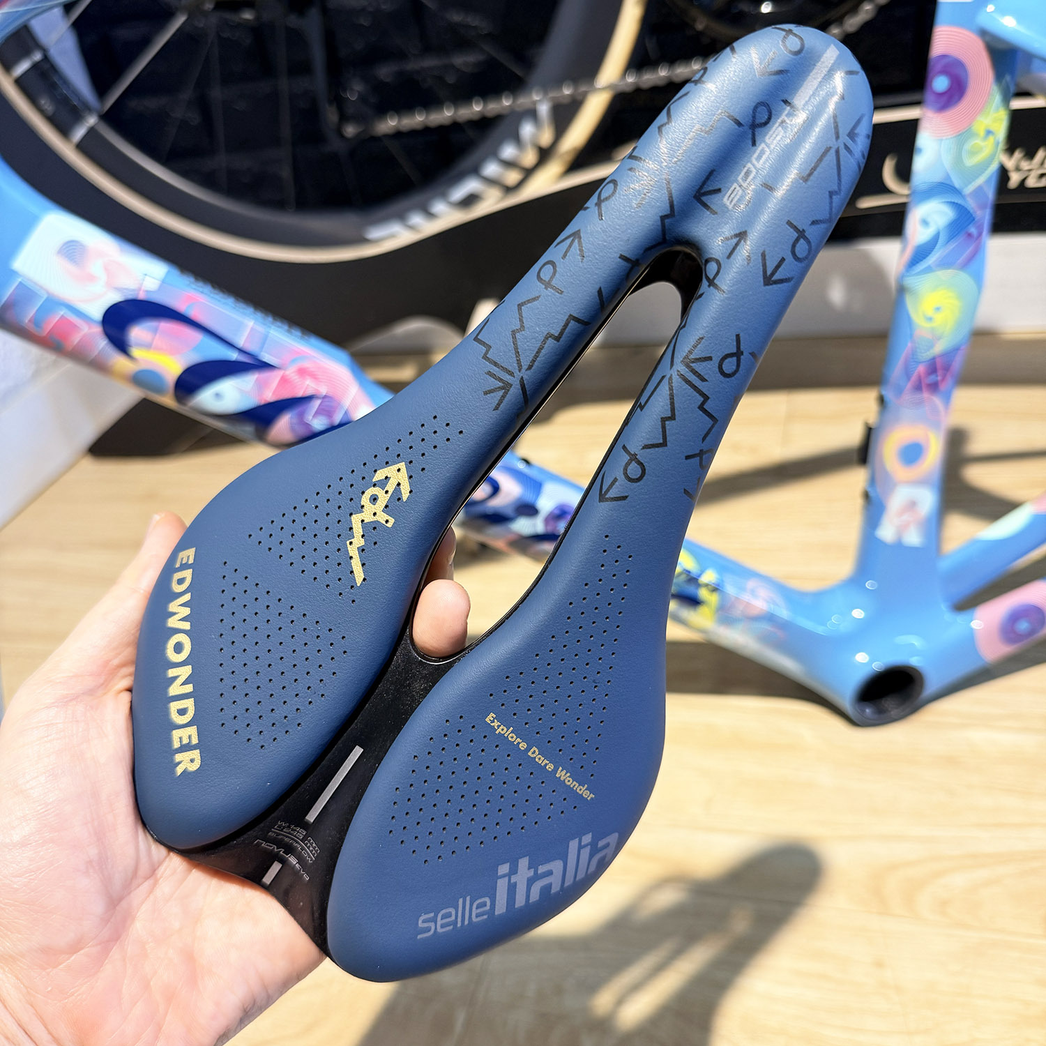 Selle Italia x Edwonder Novus Boost EVO EDW Edition Road Saddle