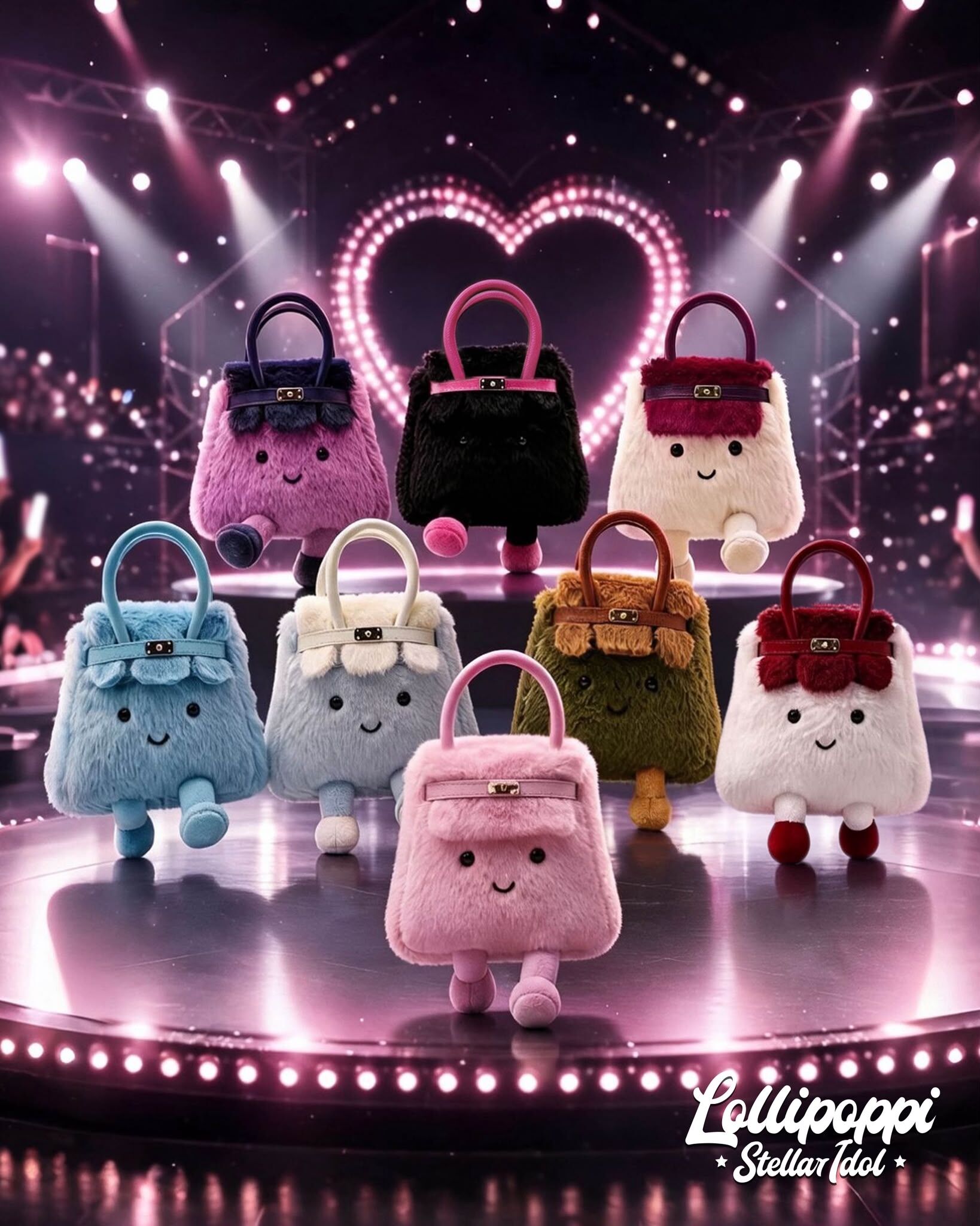 Plush Bag Charm Blind Box – Stellar Idol Series