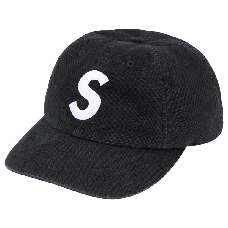 2026AW SUPREME BRUSHED WASHED CANVAS S LOGO 6PANEL 經典 水洗 老帽 帽子 現貨