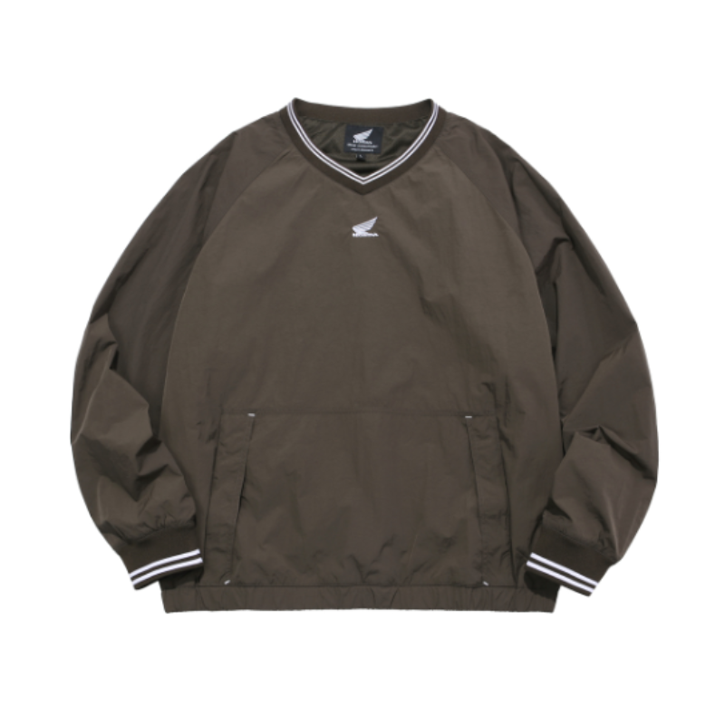 【代購】本田 HONDA PHYSICAL EDUCATION Basic Nylon Pocket Long Sleeve Brown 尼龍口袋長袖T恤