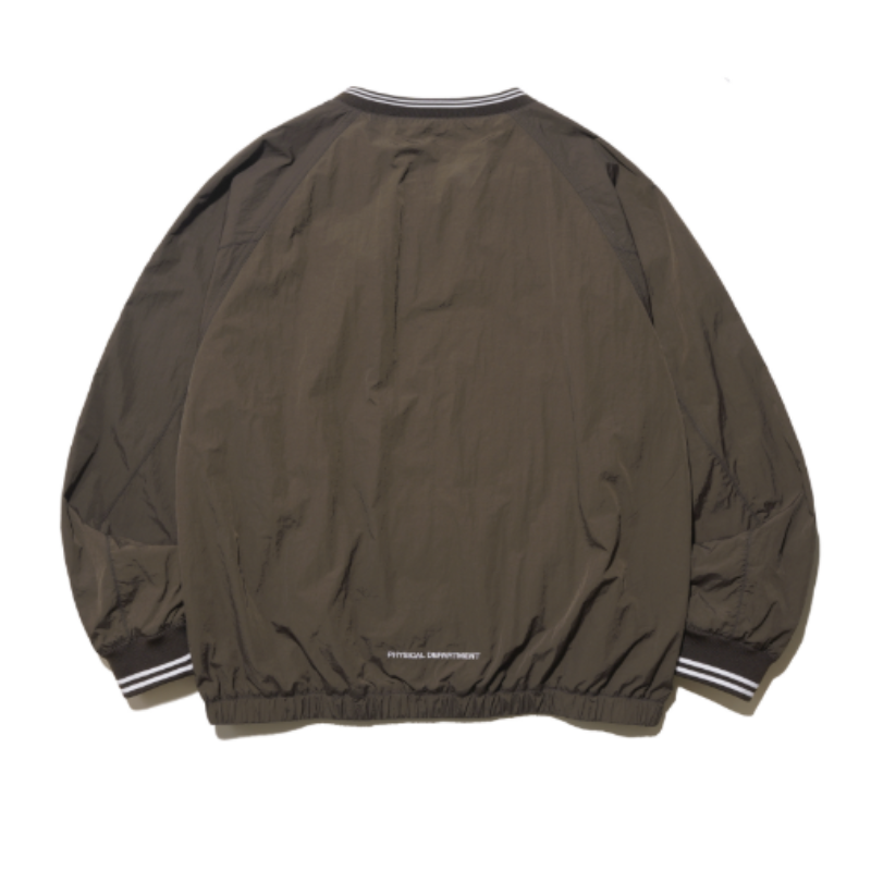 【代購】本田 HONDA PHYSICAL EDUCATION Basic Nylon Pocket Long Sleeve Brown 尼龍口袋長袖T恤