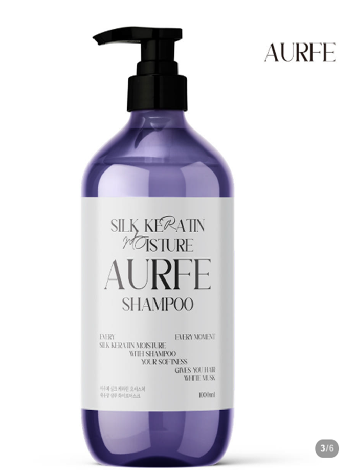 FB027 AURFE 青少年油脂氣味專攻 白麝香蛋白洗髮精 (低敏感 SLS Free)1L EXP:約12個月或以上