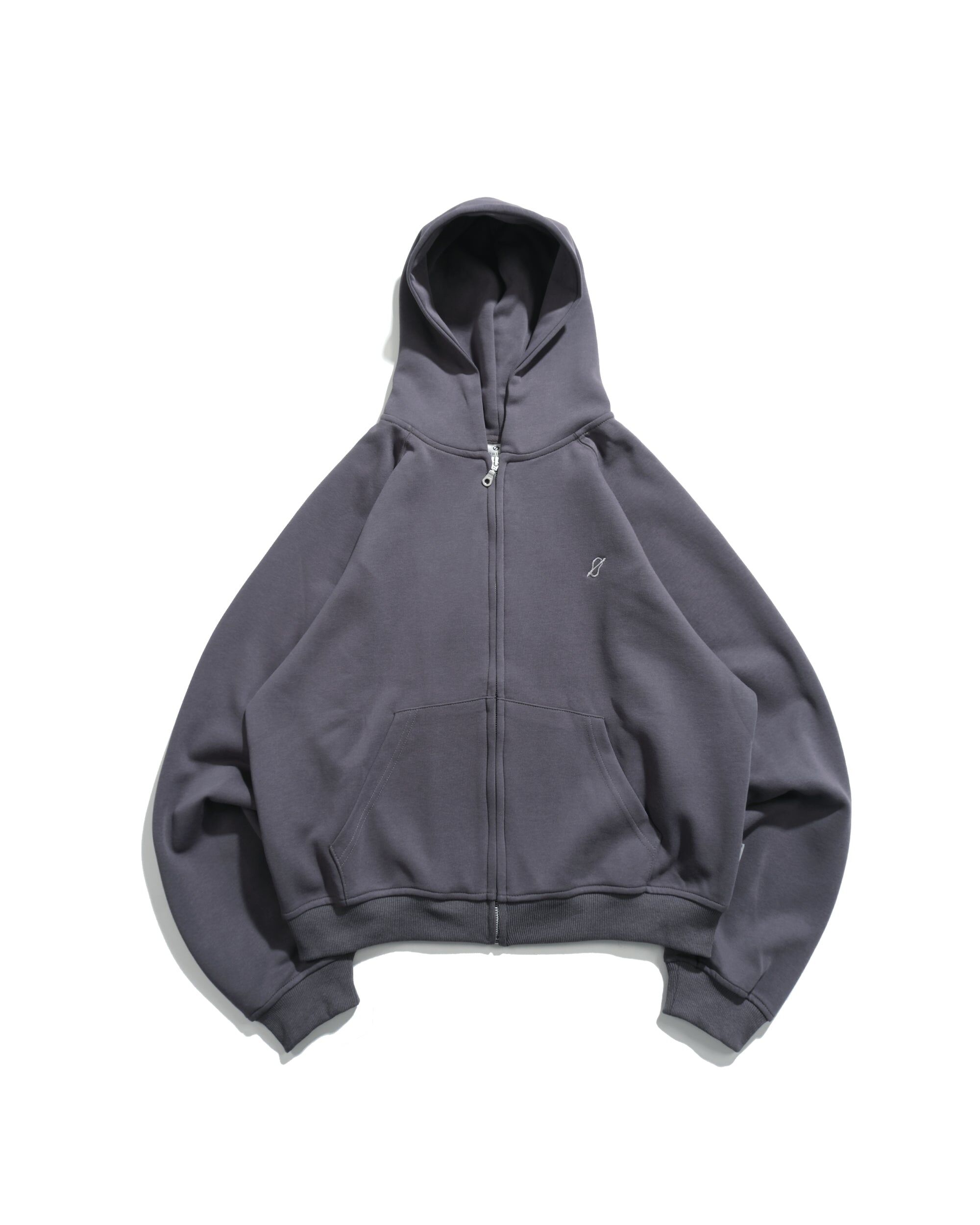 Octo Gambol Arc Seam Zip Hoodie - Dark Grey | A26-PR-Z