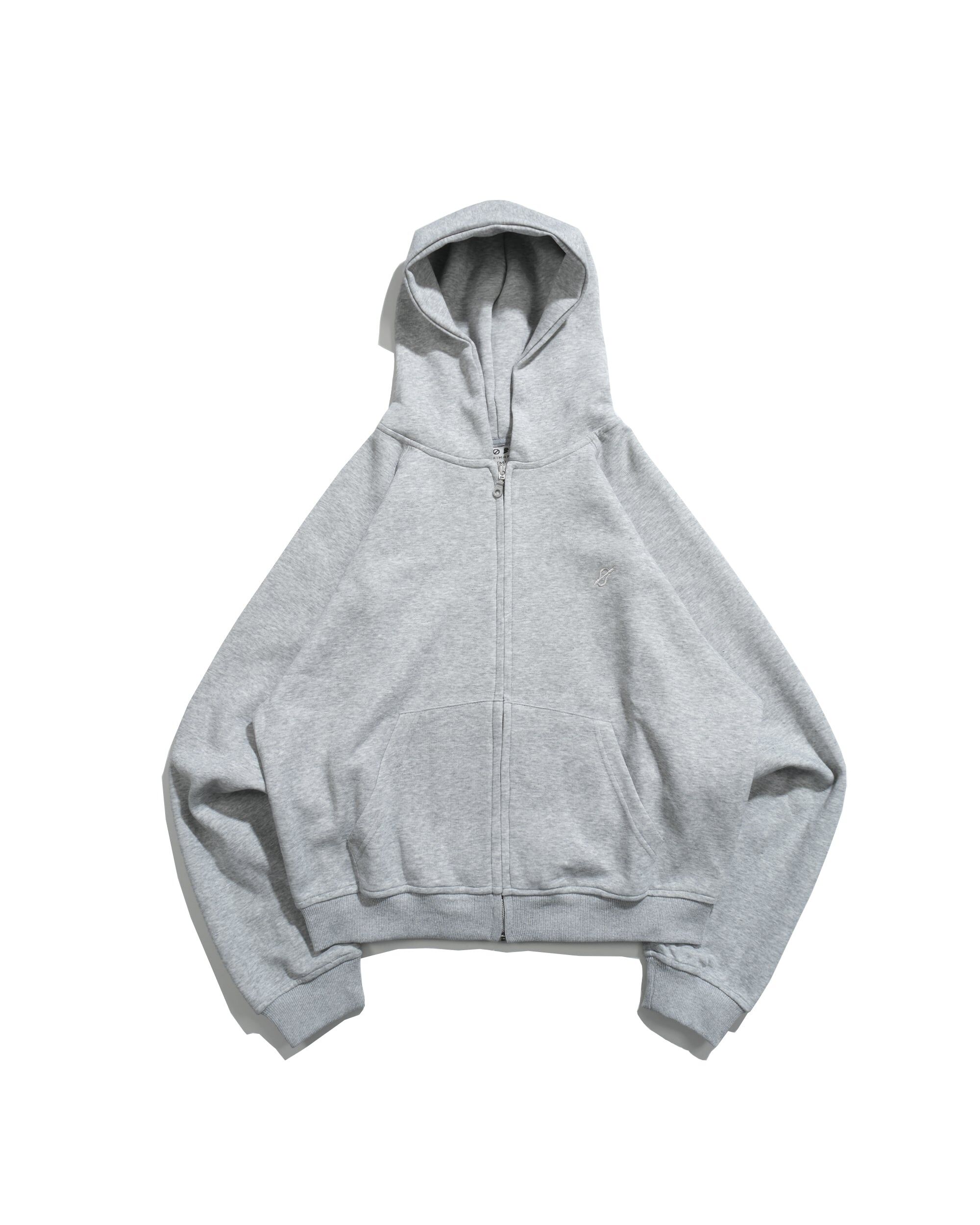 Octo Gambol Arc Seam Zip Hoodie - Light Grey | A26-PR-Z