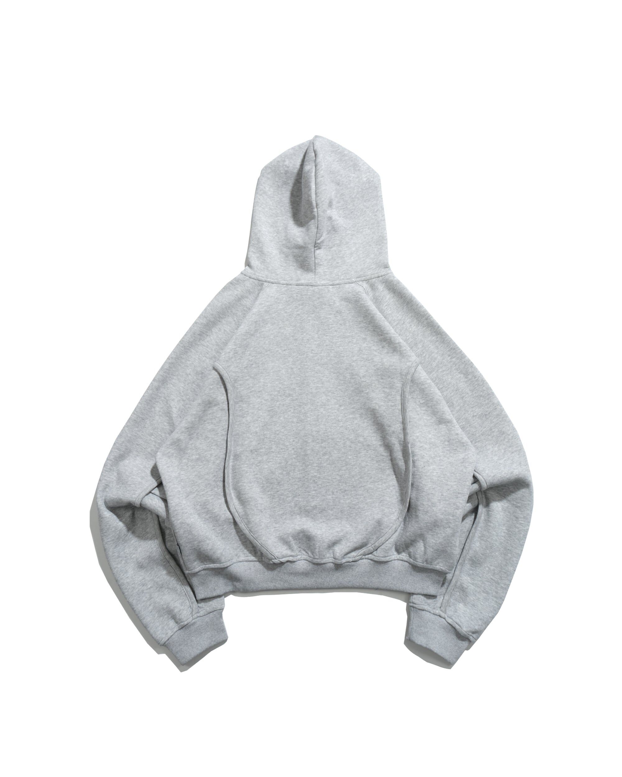 Octo Gambol Arc Seam Zip Hoodie - Light Grey | A26-PR-Z