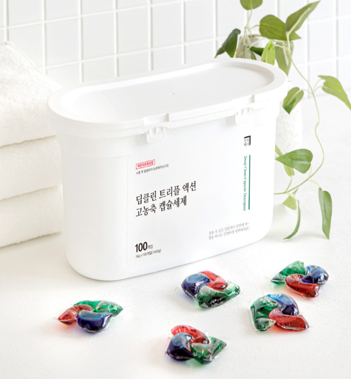 FB006 生活白書 Deep Clean Triple Action 高濃縮三色洗衣膠囊(低敏感 SLS Free) （16g*100粒） EXP:約12個月或以上