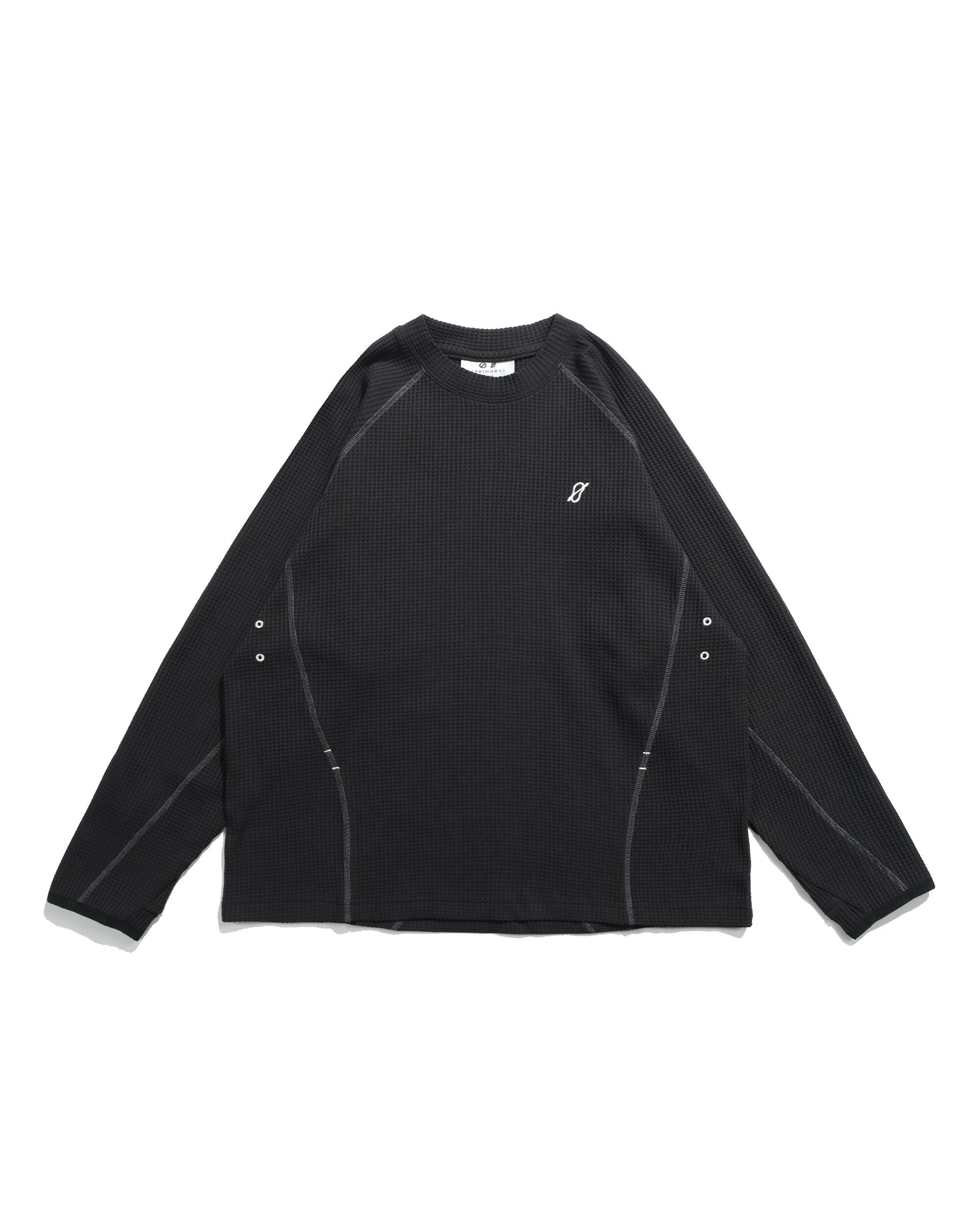 Octo Gambol Waffle Arc L-Tee - Black| A26-PR-T