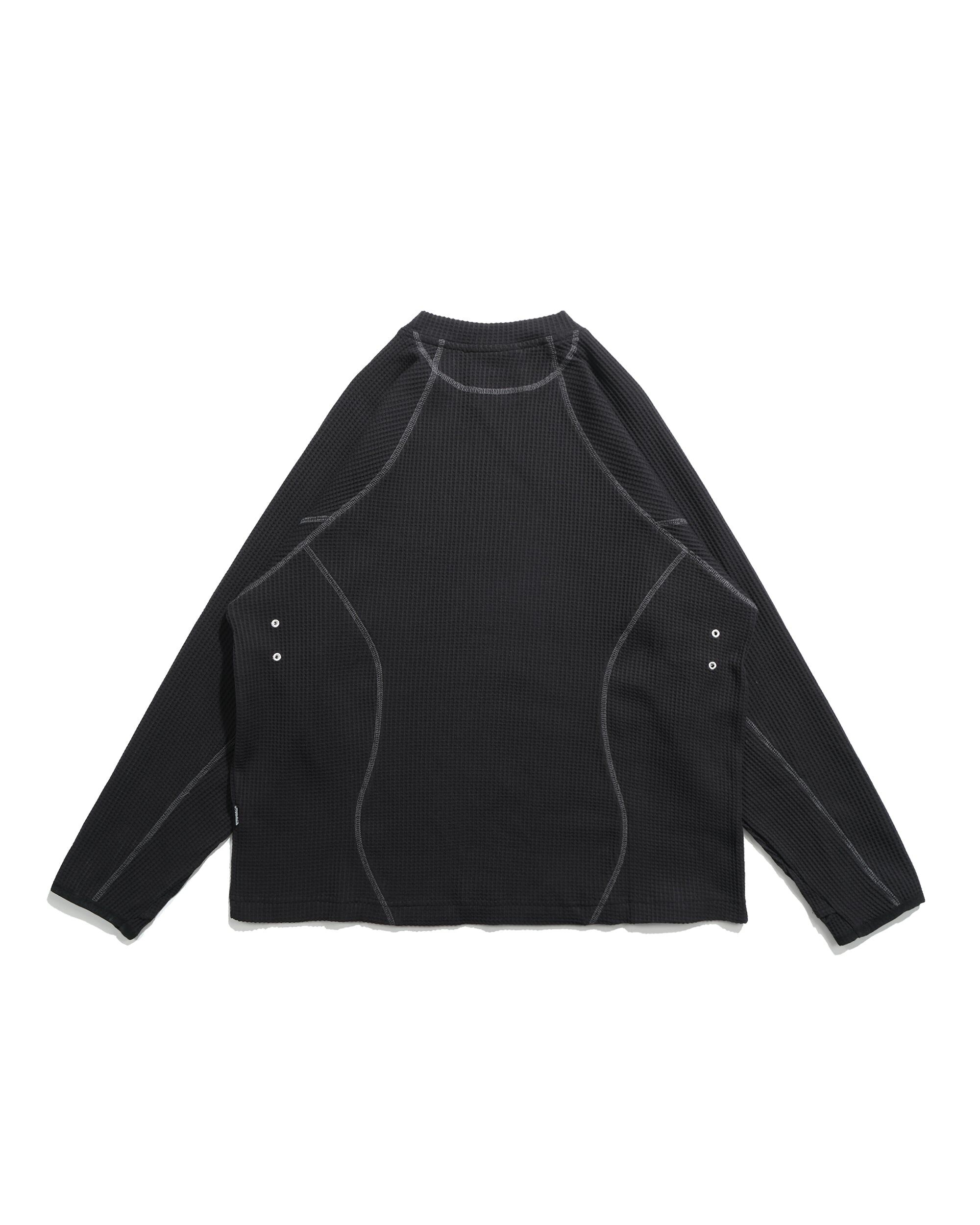 Octo Gambol Waffle Arc L-Tee - Black| A26-PR-T