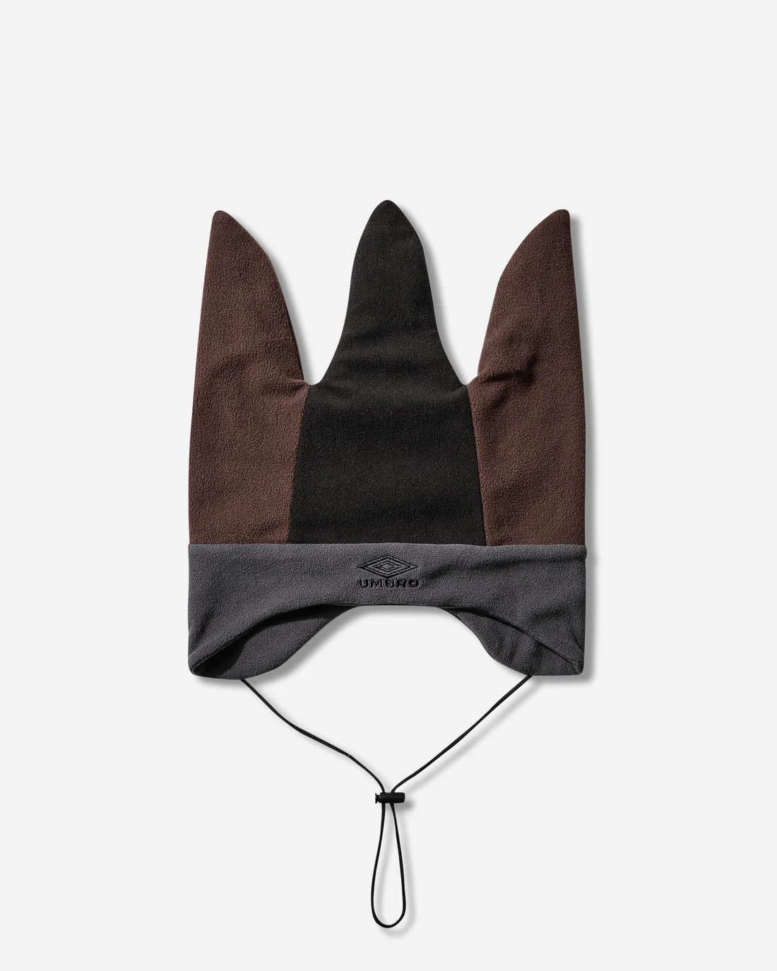 Umbro｜Fleece Jester Hat" Burgundy / Charcoal / Black"
