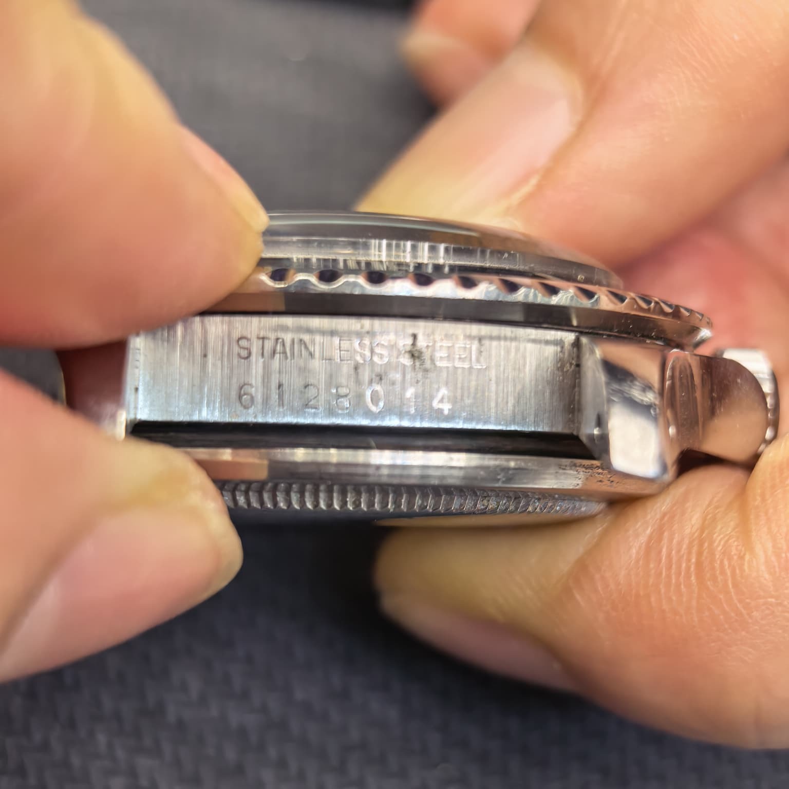 二手ROLEX SUBMARINER 黑灰圈/黑水鬼40MM, 5513 #6128014, 中古VINTAGE, #勞力士手錶 #香榭站正品