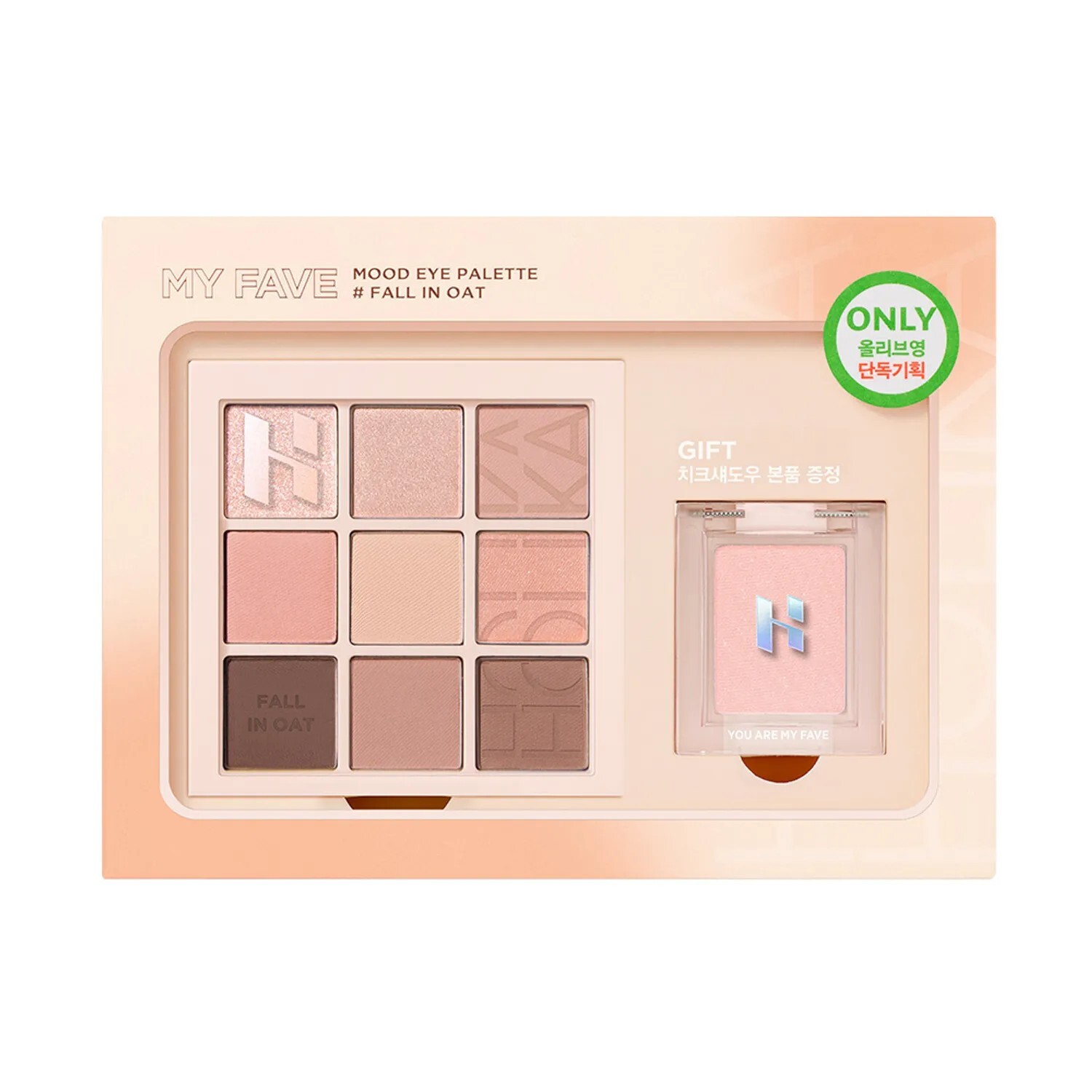 Holika Holika MY FAVE MOOD EYE PALETTE#11 Letter from Spring+Cheek Shadow#Early Rose