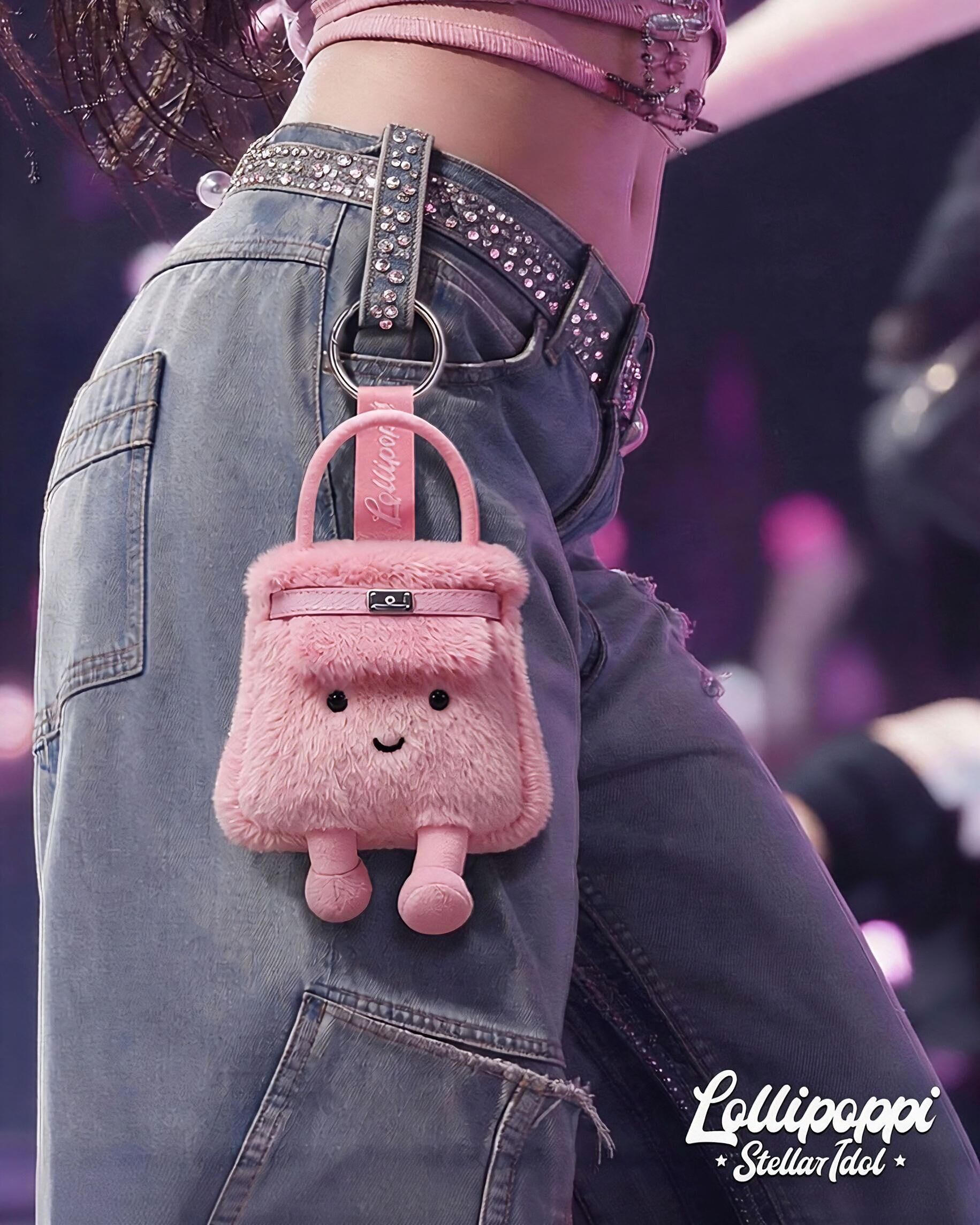 【GODA搶先預購】LOLLIPOPPI PLUSH BAG CHARM BLIND BOX – STELLAR IDOL SERIES 凱莉包 星耀偶像系列 迷你毛絨手袋吊飾 盲盒