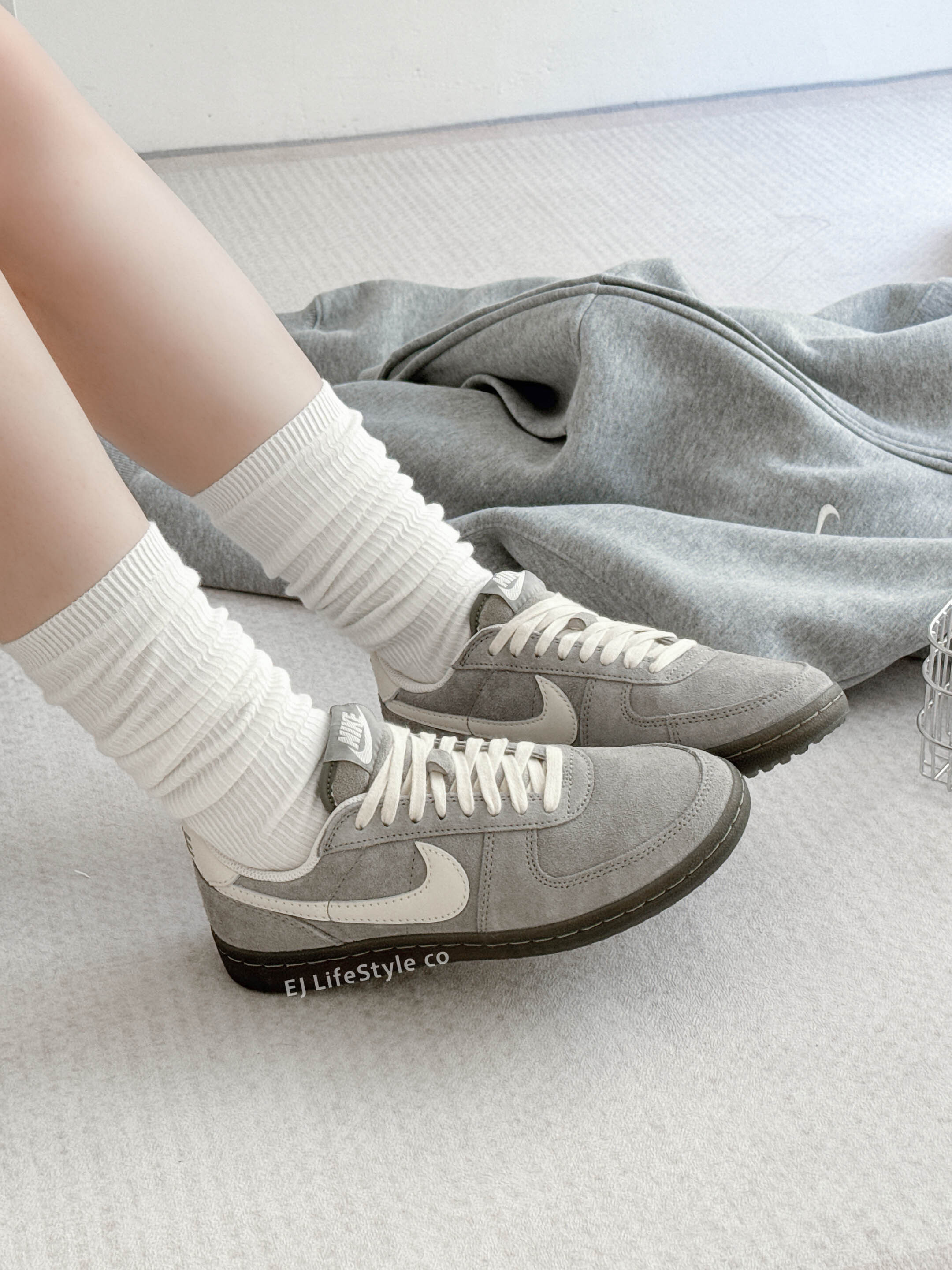 NIKE FIELD GENERAL 灰奶油 米色 麂皮 膠底 德訓鞋 男鞋 IF0666-300 / 現貨