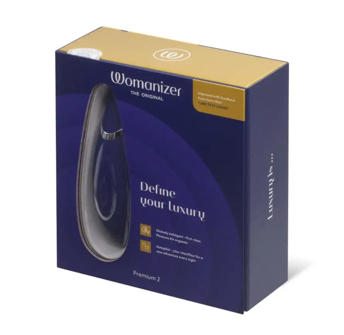 Womanizer Premium 2 Luxury Clitoral Stimulator | Pleasure Air & Autopilot