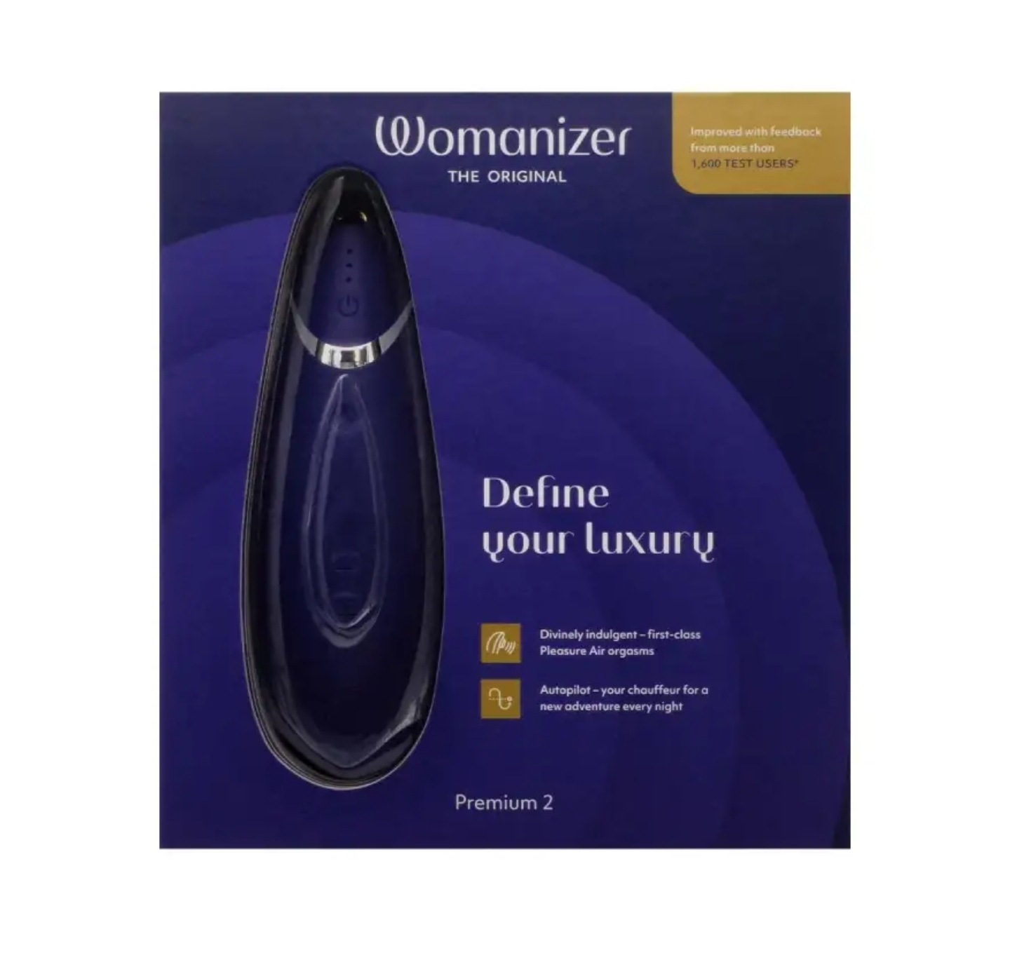 Womanizer Premium 2 Luxury Clitoral Stimulator | Pleasure Air & Autopilot
