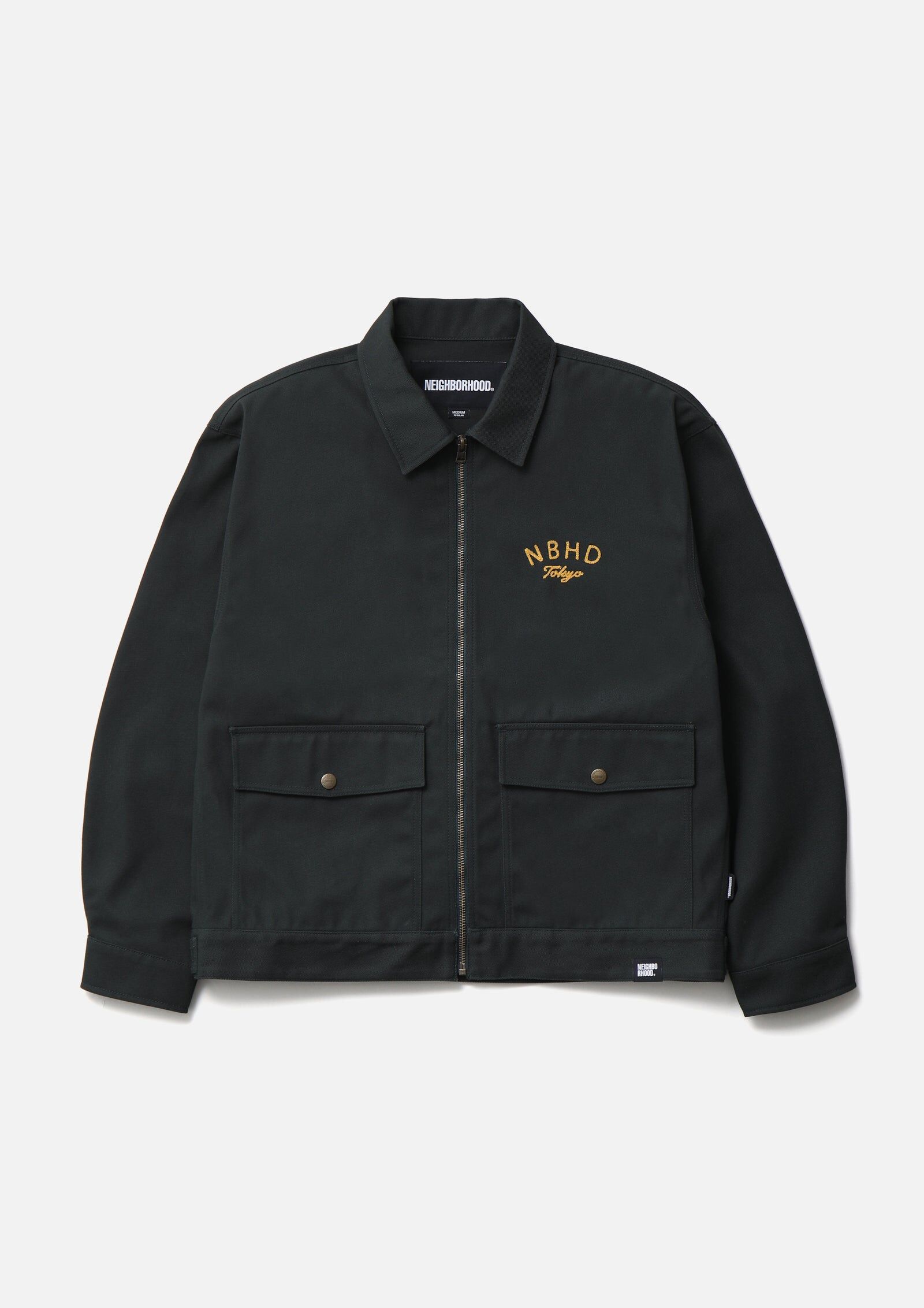 『代購+現貨商品』2026AW NEIGHBORHOOD NBHD COATED ZIP WORK JACKET-1 工作 夾克 外套 現貨 262TSNH-JKM02