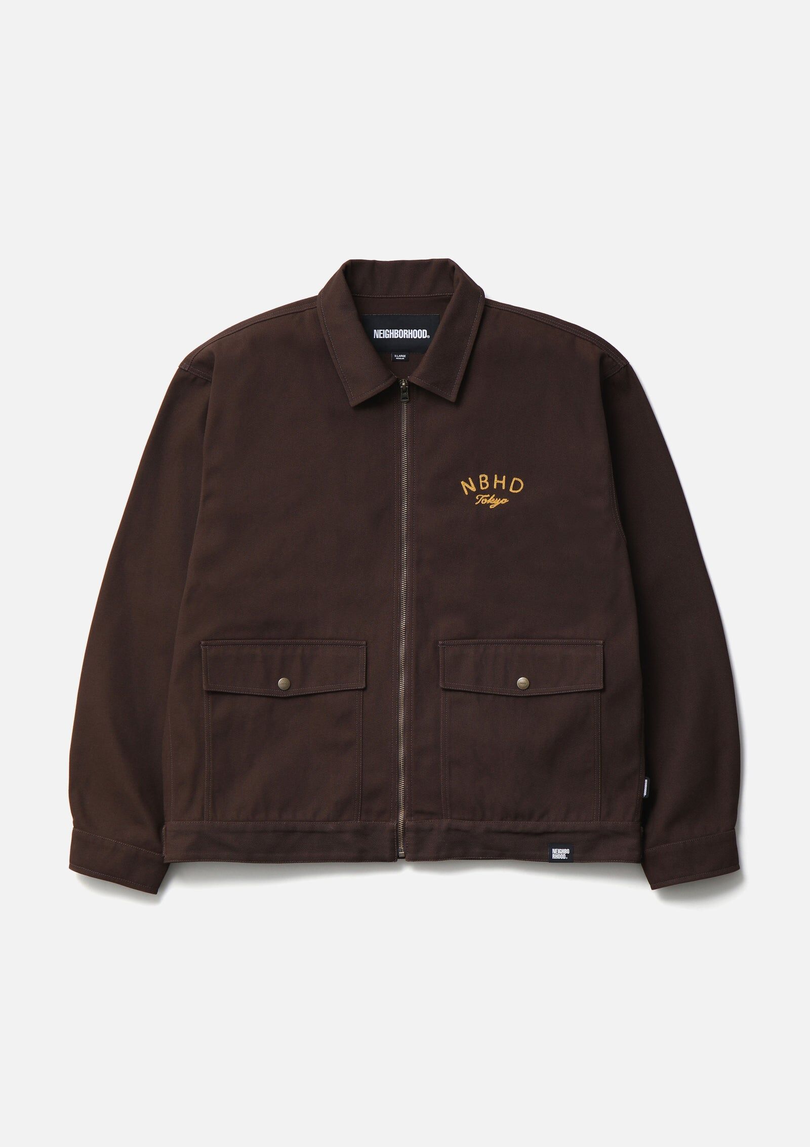 『代購+現貨商品』2026AW NEIGHBORHOOD NBHD COATED ZIP WORK JACKET-1 工作 夾克 外套 現貨 262TSNH-JKM02