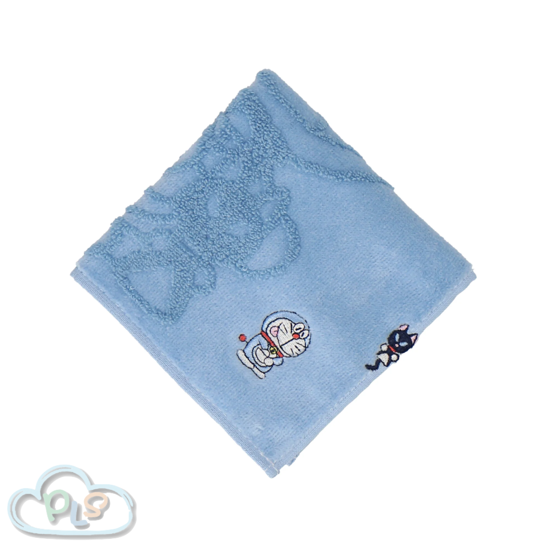 Towel Doraemon Kawabe Saxophone Blue #41014-1