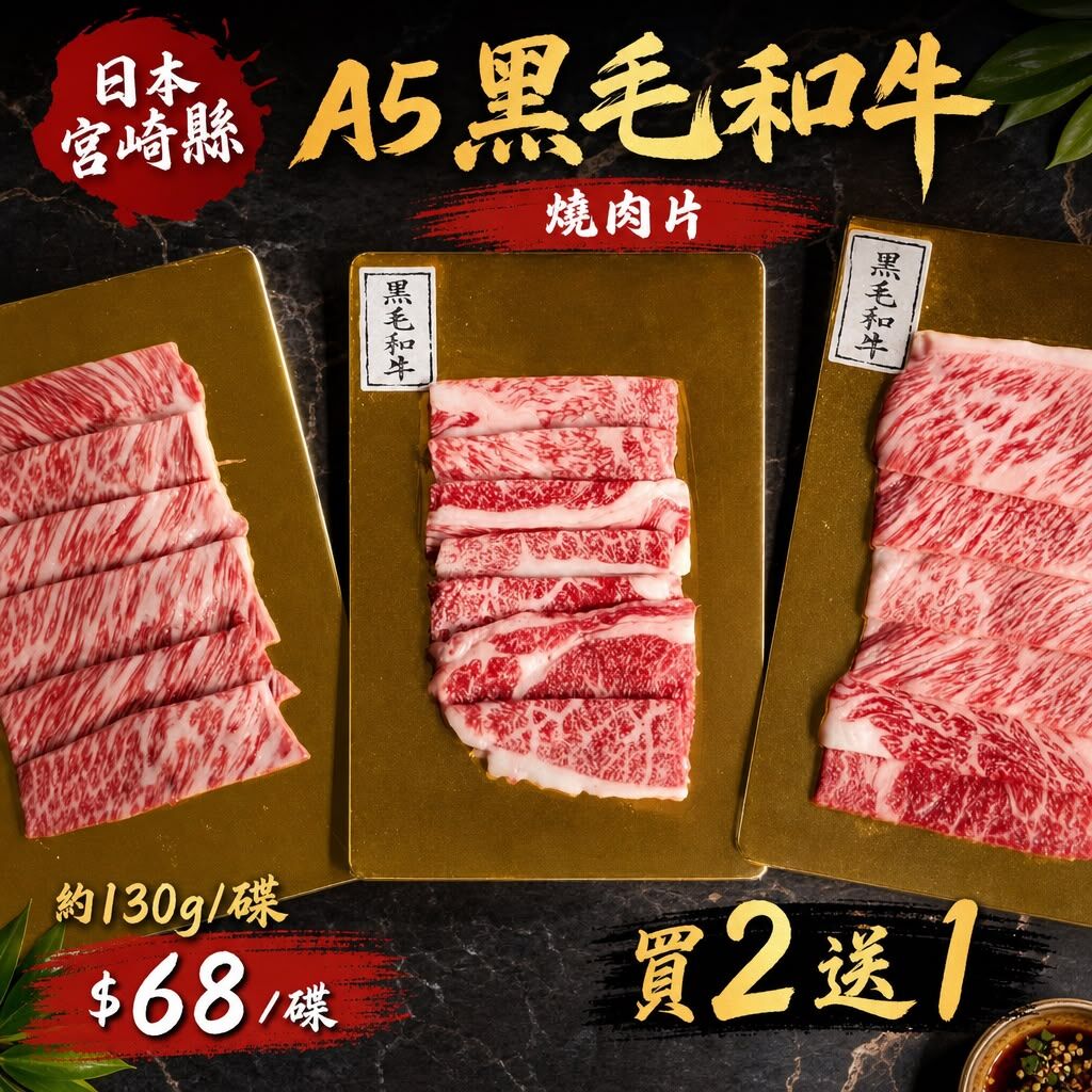 宮崎縣A5和牛燒肉片 約130克
