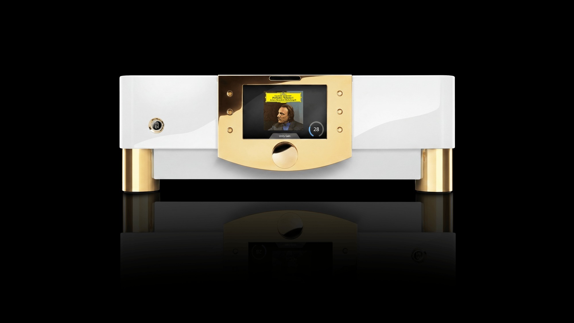 MBL Noble N41 網絡串流播放器 白色 金色 德國製造