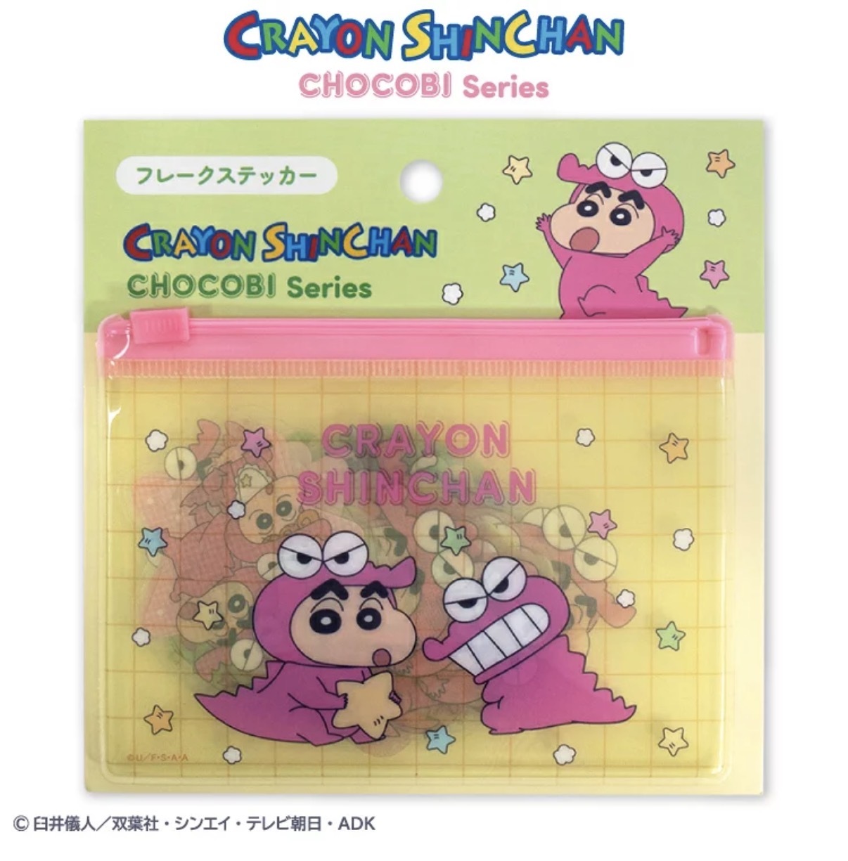 JP 鱷魚蠟筆小新 造型貼紙連 Pouch 48塊 4493 TK260928