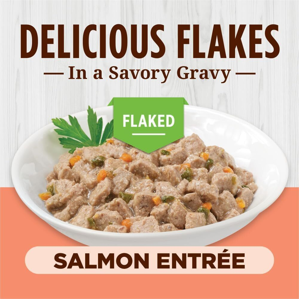 Instinct 本能 - 無穀物肉片肉汁主食罐 - 三文魚 Flaked Salmon in Gravy (粉紅) 156g (大)