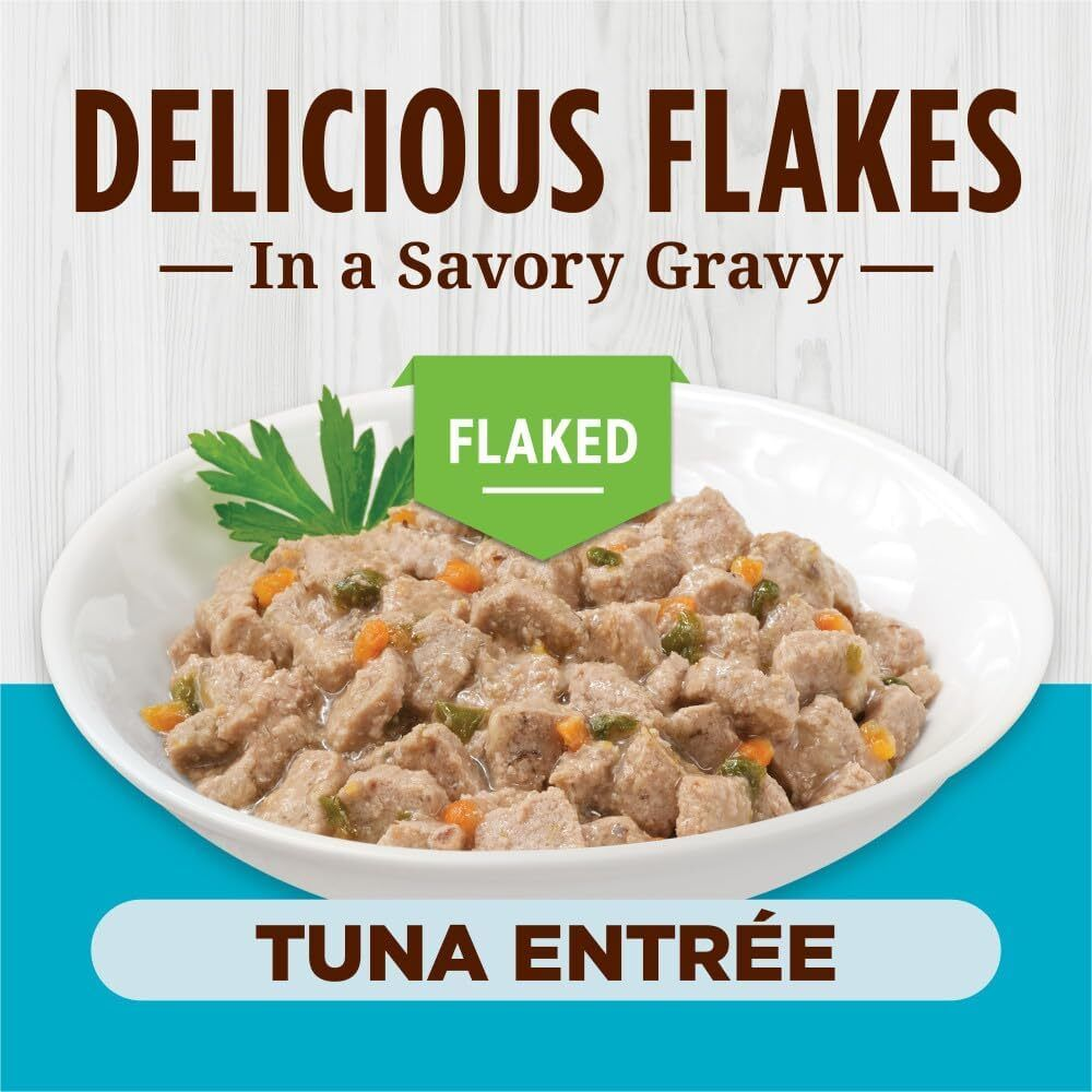 Instinct 本能 - 無穀物肉片肉汁主食罐 - 吞拿魚 Flaked Tuna in Gravy (藍) 156g (大)