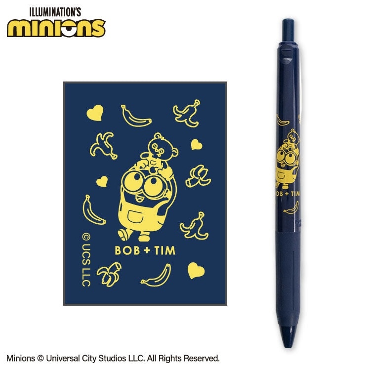 JP Sarasa x Minions Tim 黑色原子筆 2支裝 7539 TK260928