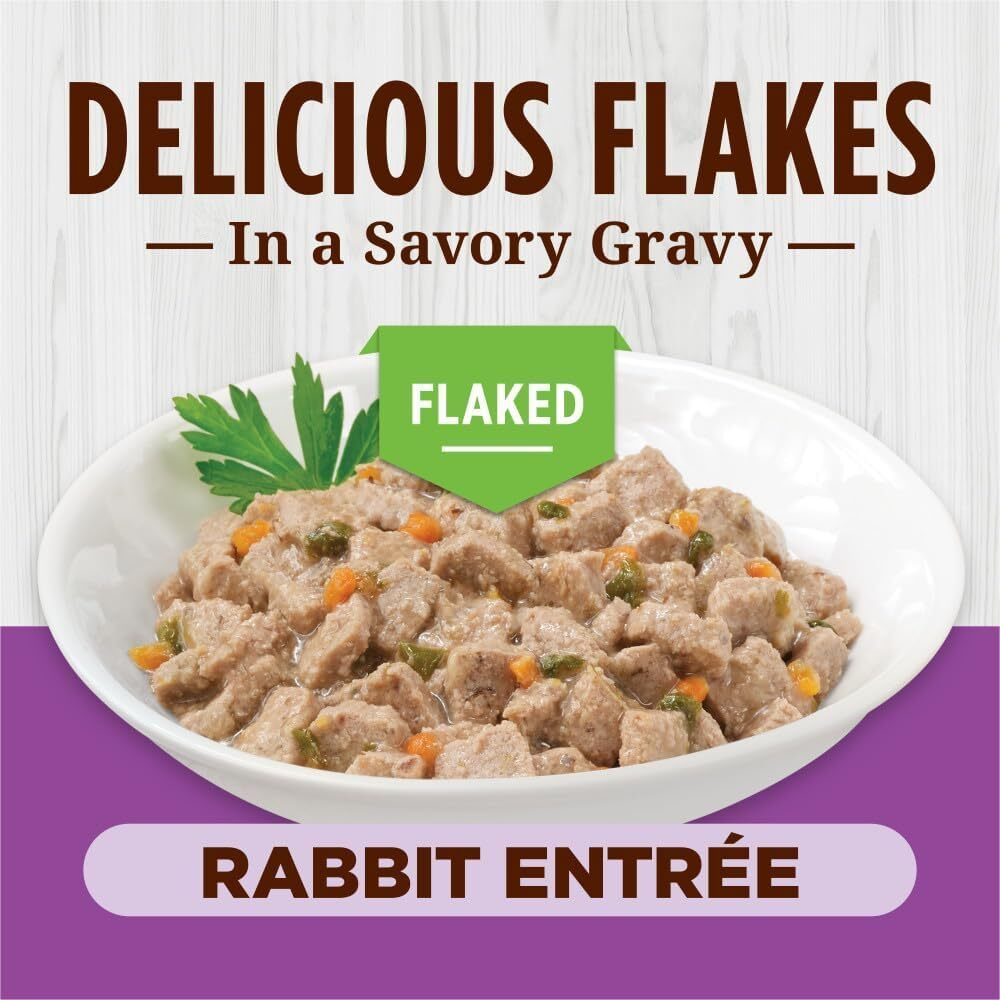 Instinct 本能 - 無穀物肉片肉汁主食罐 - 兔肉 Flaked Rabbit in Gravy (紫) 85g (細)