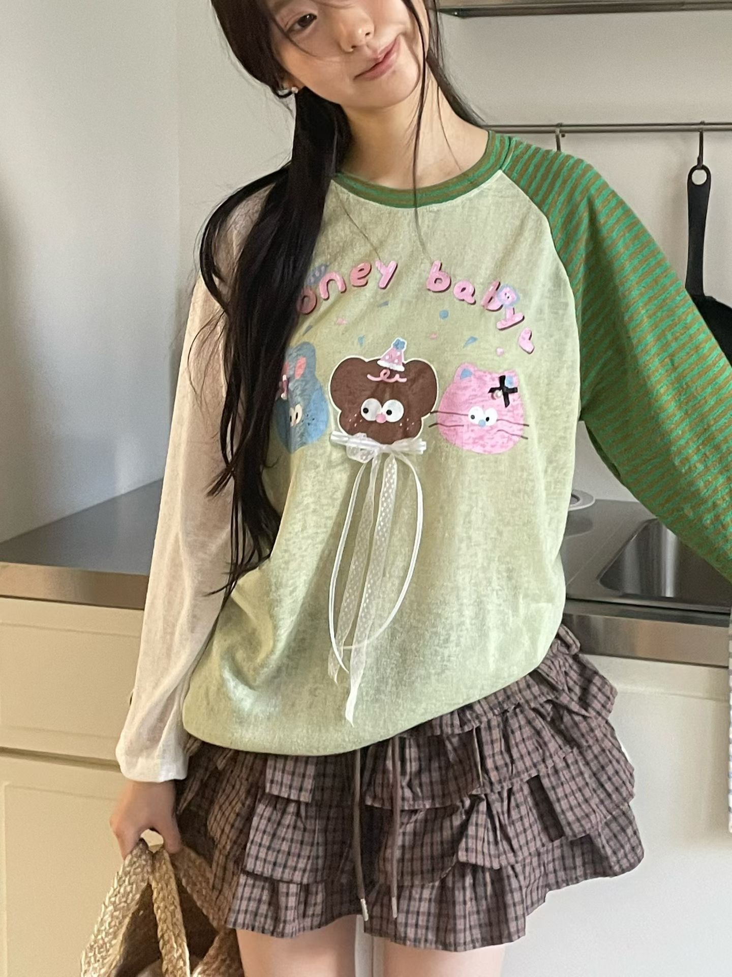 HONEY BABY長袖T