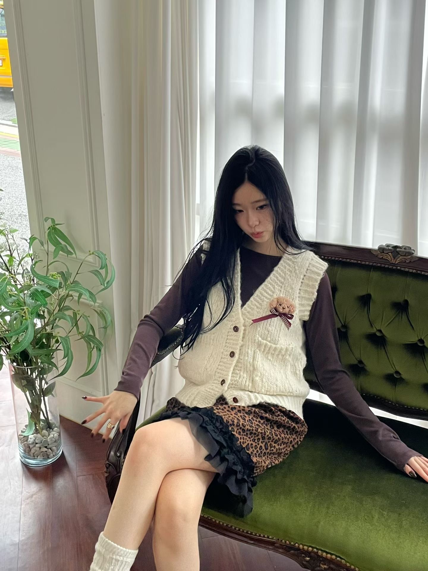 狗狗娃娃毛線背心