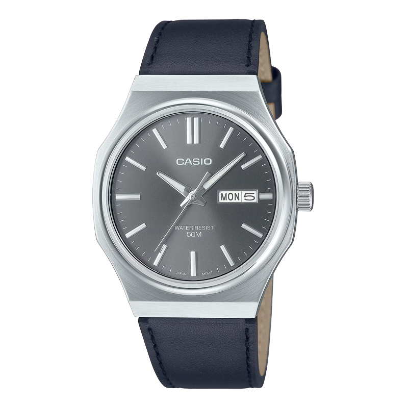Casio MTP-E735L-8AV 37.5mm 不鏽鋼 石英錶