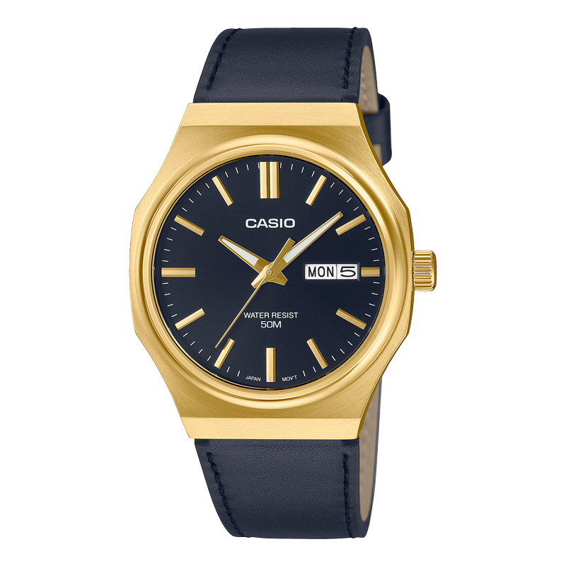 Casio MTP-E735GL-1AV 37.5mm 不鏽鋼 石英錶