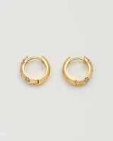 英國代購 FABLE ENGLAND Periwinkle Huggie Earrings 40715
