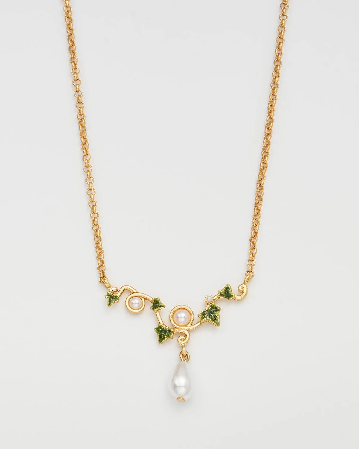 英國代購 FABLE ENGLAND Ivy Pearl Necklace  40685