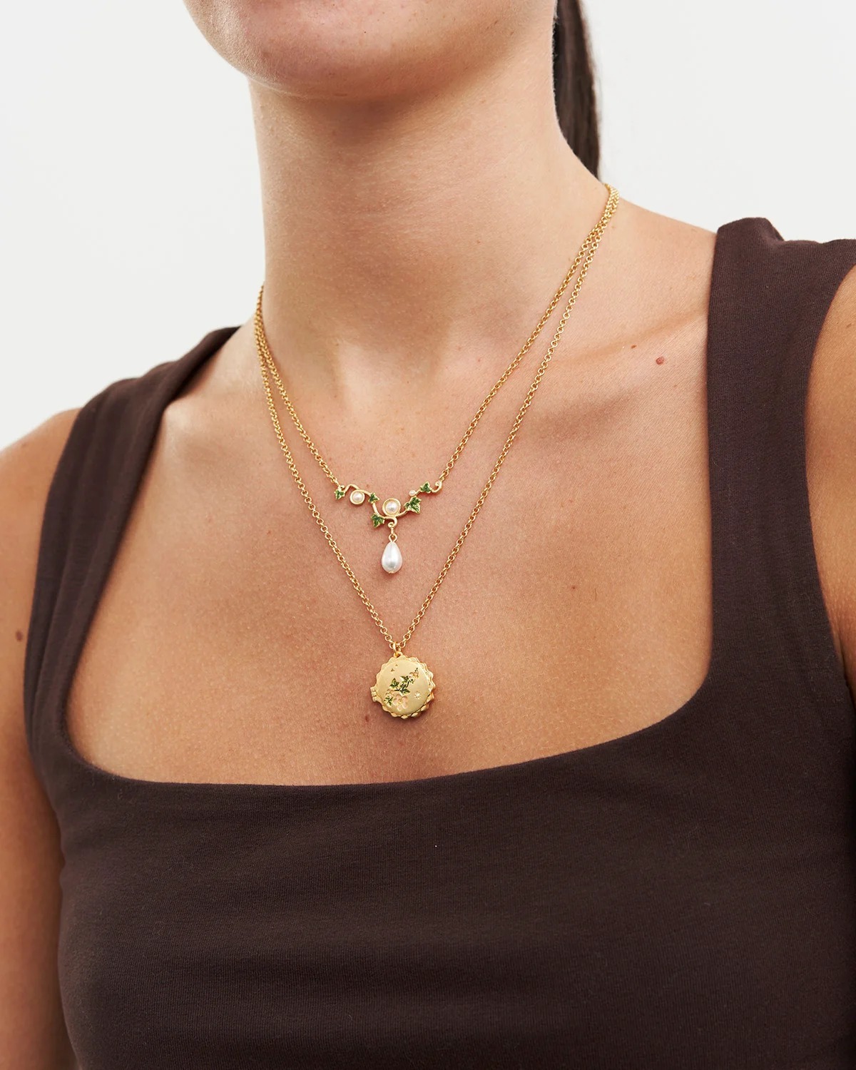 英國代購 FABLE ENGLAND Ivy Pearl Necklace  40685