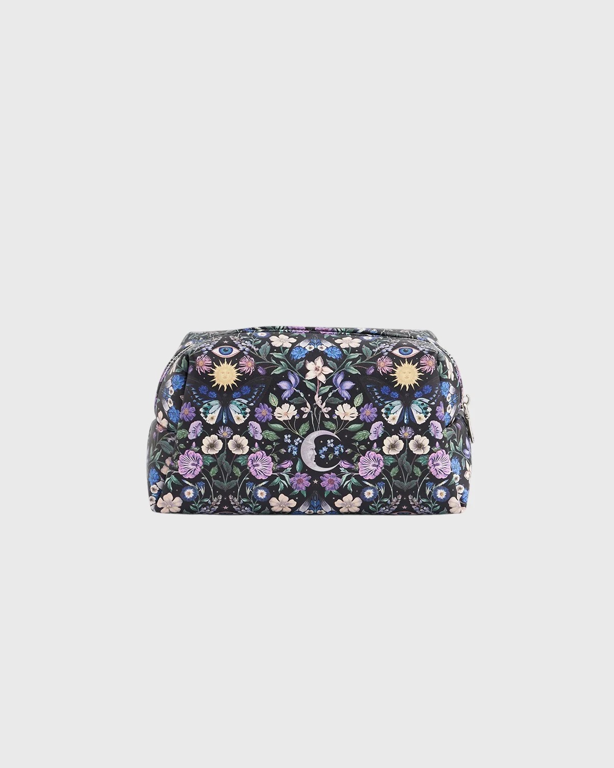 英國代購 FABLE ENGLAND Selene Print Cosmetic Pouch in Navy 47517