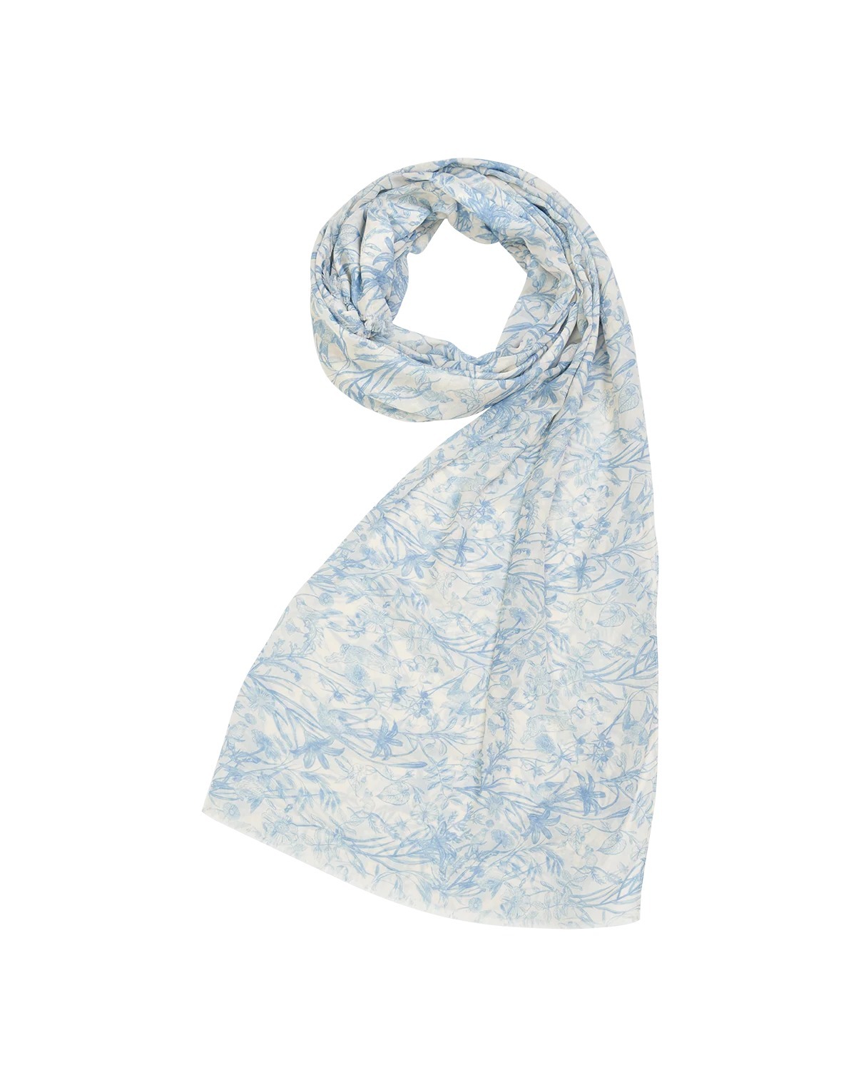 英國代購 FABLE ENGLAND Bunny Blues Lightweight Scarf 49171