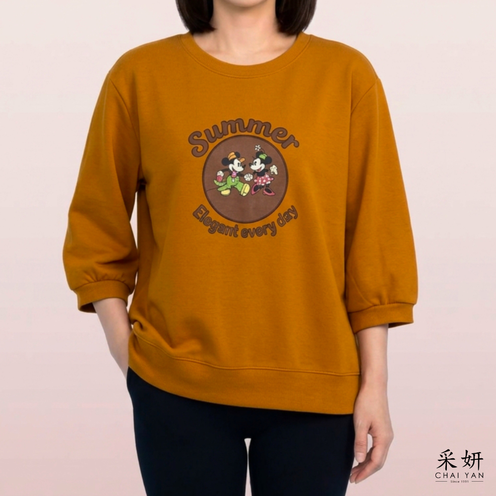 卡通印花休閒半袖上衣
