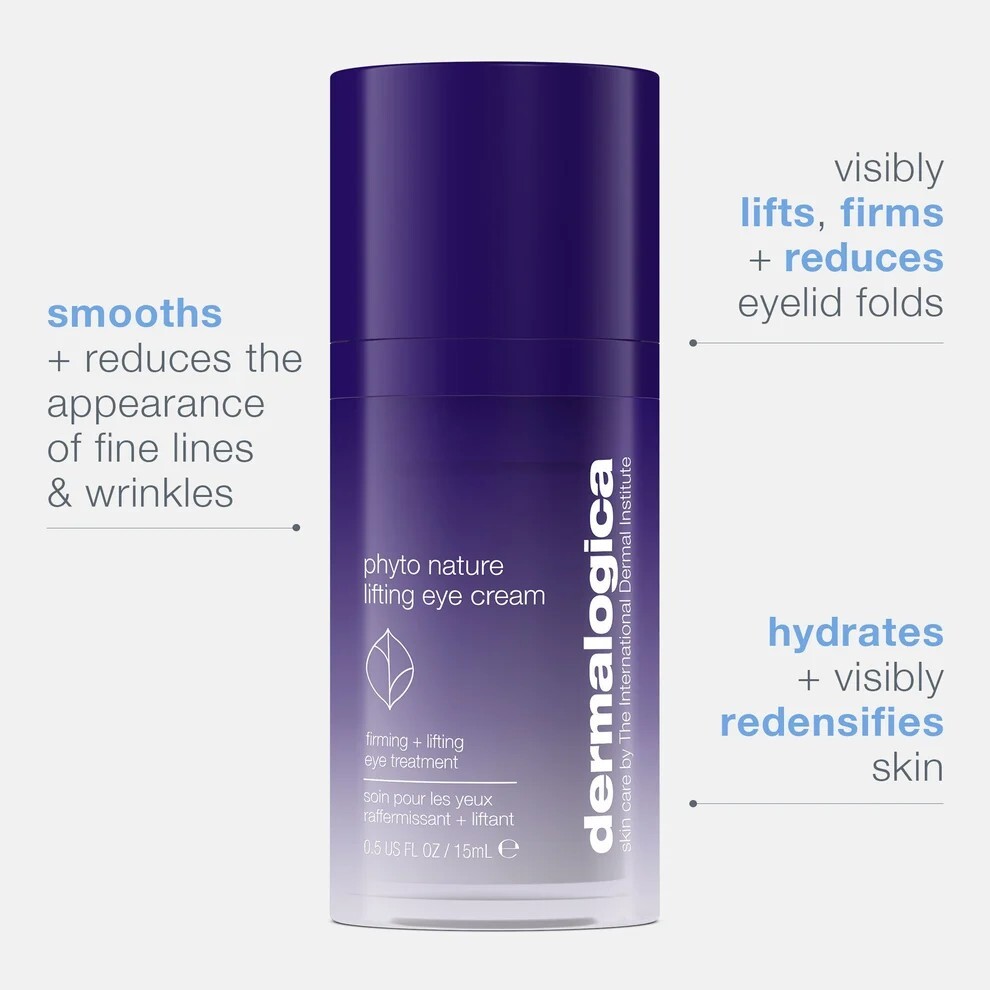美國  Dermalogica 德卡【正品  】 植物重塑提升緊緻眼霜15ml｜眼周緊緻・淡化細紋・提升眼皮彈性 Phyto Nature Lifting Eye Cream