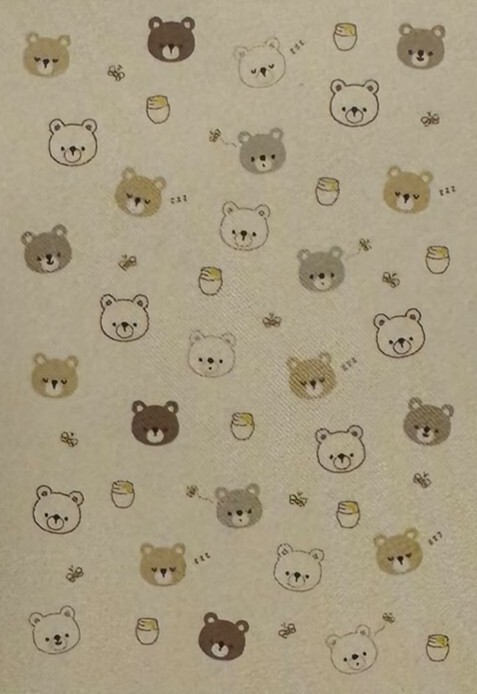 【Nishimatsuya】Honey Bear Soft Twist Cotton Kids Towel