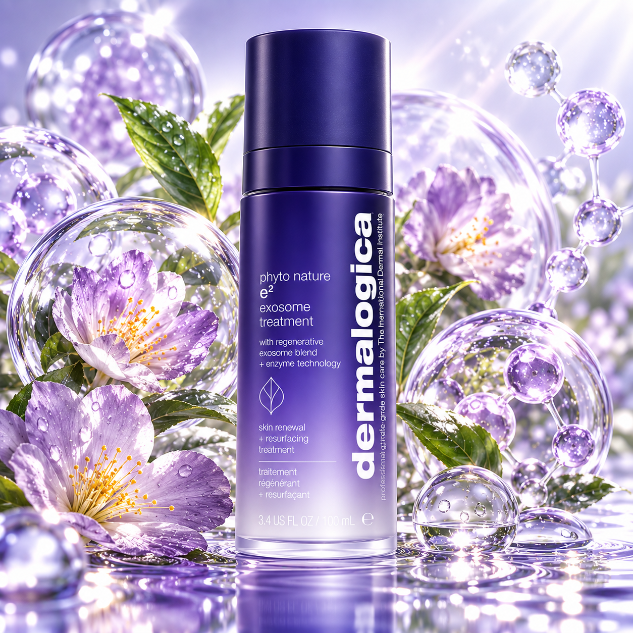 美國  Dermalogica 德卡【正品  】 植物重塑外泌體酵素肌底液｜外泌體 × 酵素雙效煥膚・平滑細紋・提亮膚色・改善肌理 Phyto Nature E² Regenerating Daily Exosome Leave-On Treatment 100ml