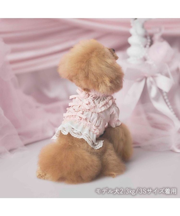 【Pet Paradise】chérir couture Frill Shirt - Pink <275-43830>