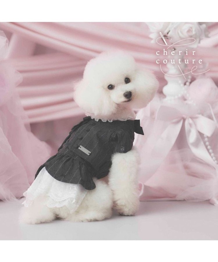 【Pet Paradise】chérir couture Jacket Dress - Black <275-43891>