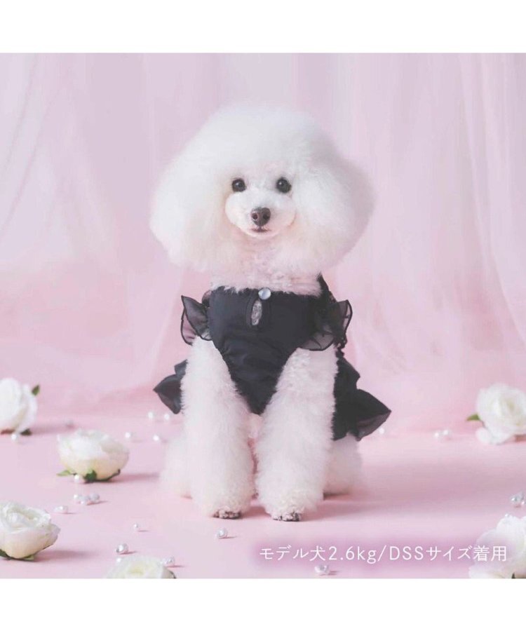 【Pet Paradise】chérir couture Cool-Touch Ribbon Dress - Black <275-43290>