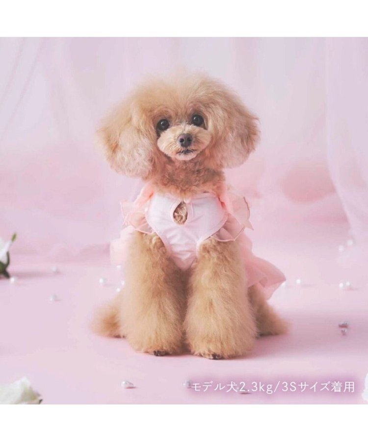 【Pet Paradise】chérir couture Cool-Touch Ribbon Dress - Pink <275-43296>