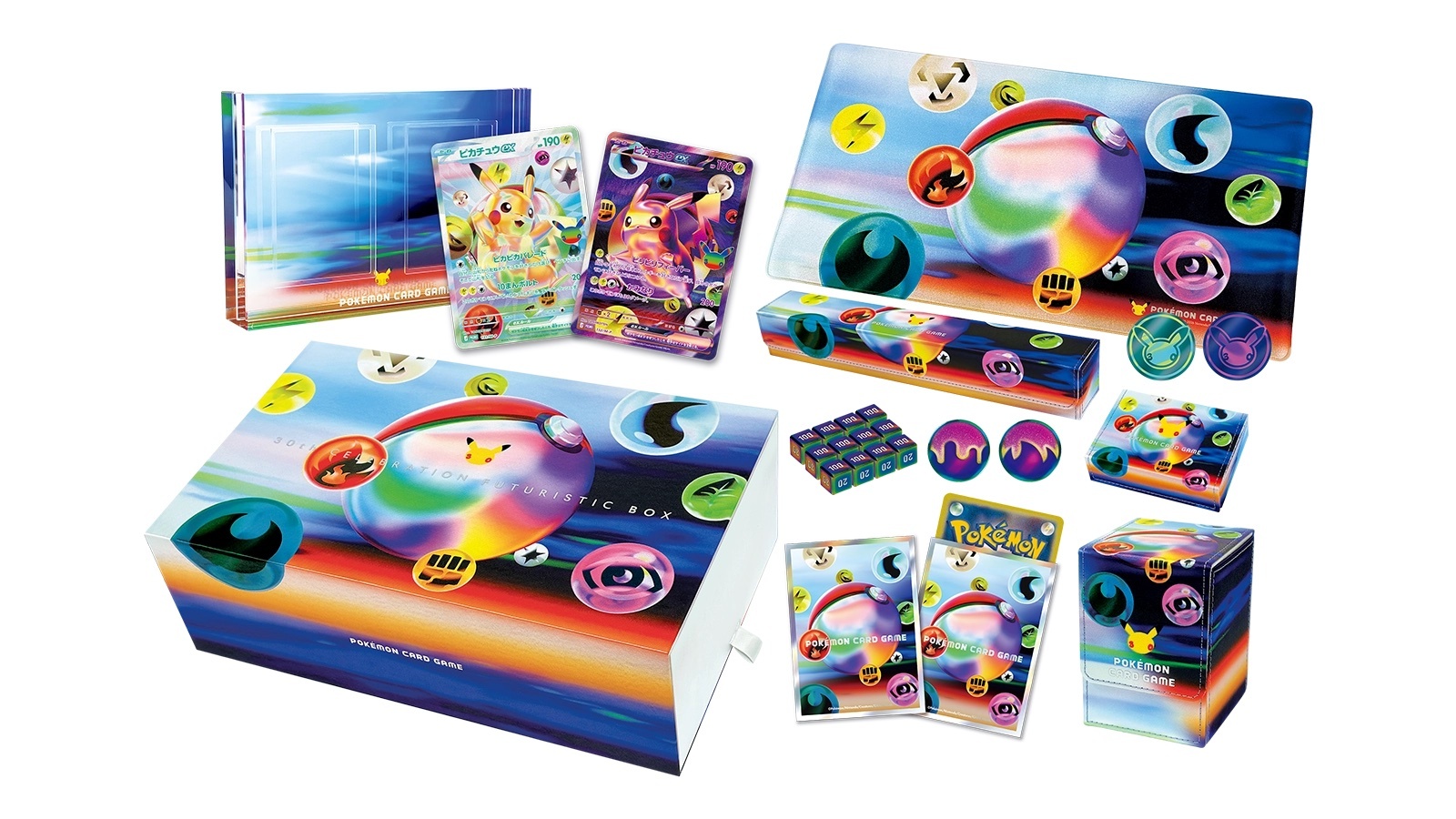 寶可夢卡牌遊戲:MEGA - 30th CELEBRATION FUTURISTIC BOX (日版) (原盒)