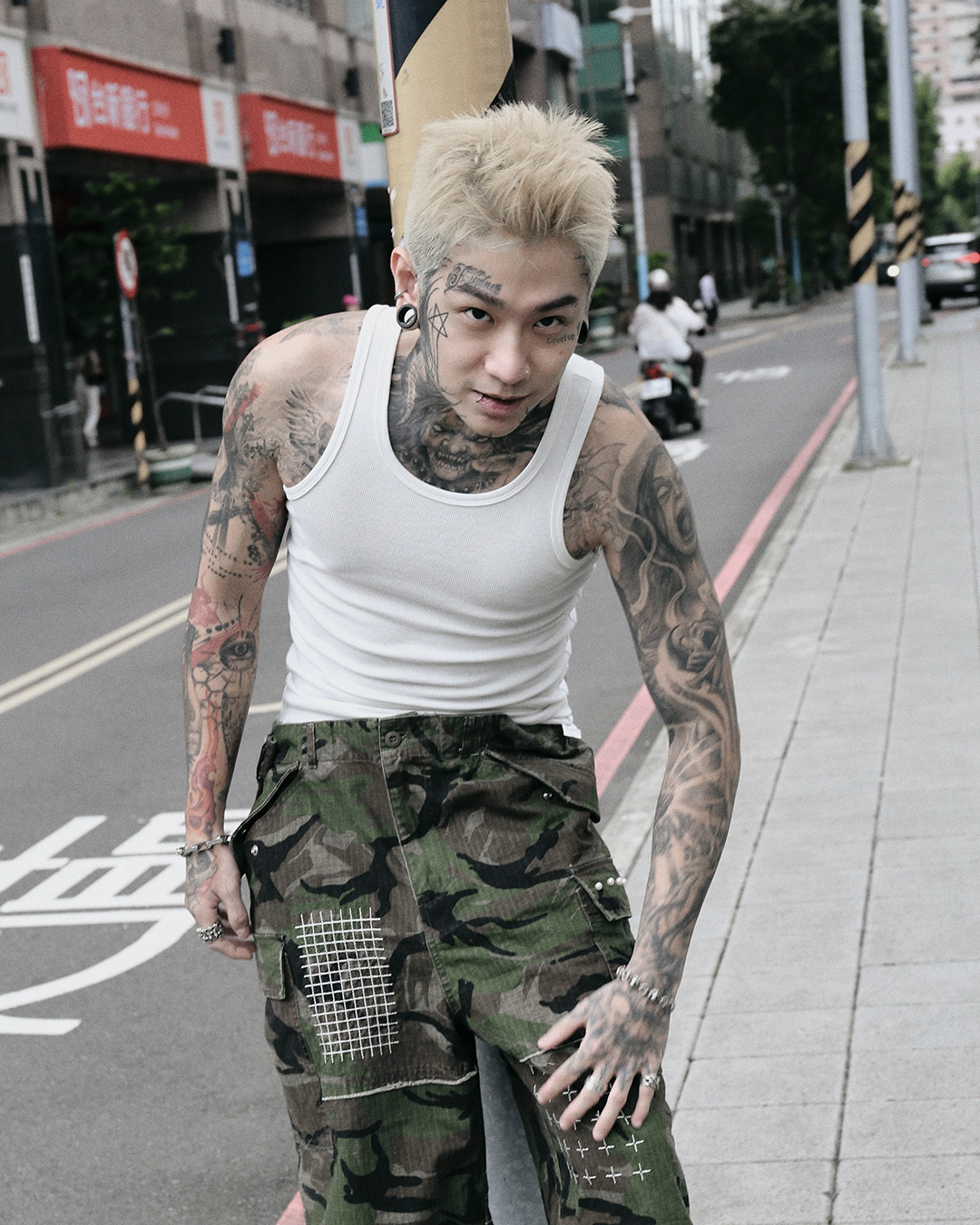 MTA CAMO THREE-QUARTER PANTS 迷彩 綠色 縫線 珍珠 抗撕裂 七分褲 短褲【M26SCS】
