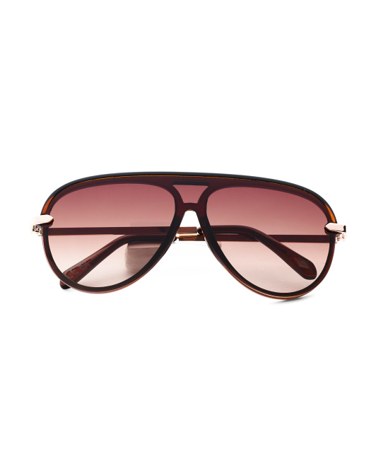 【預購】FOSSIL N092953 Aviator 145mm 太陽眼鏡 (啡色漸變)