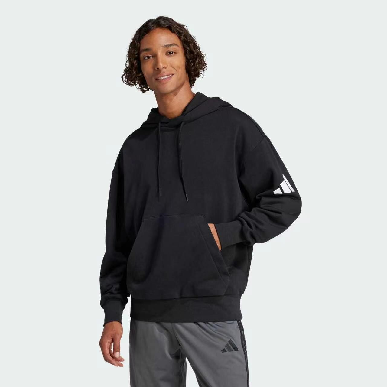 【預購】adidas N092907 男裝連帽衛衣 (黑色)